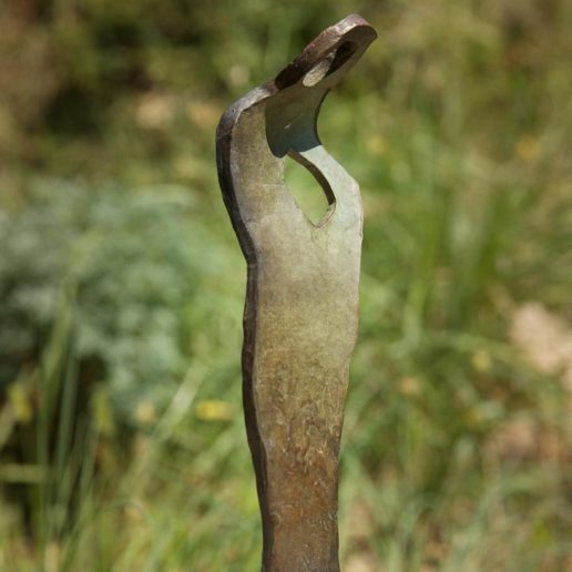 "Mutilée", sculpture en bronze. Taille 20x4x4cm.